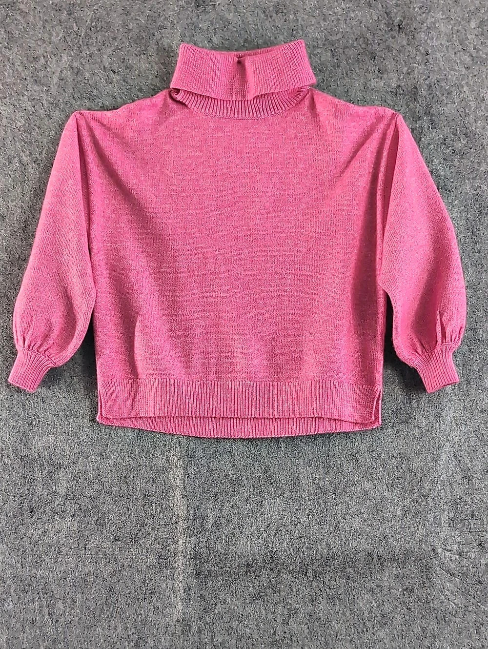 MUMU Chester Sweater Pink Turtleneck Sweater Size Small Like New